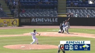 Cade Doughty homers (1) on a fly ball to center field. Alex Lodise scores.
