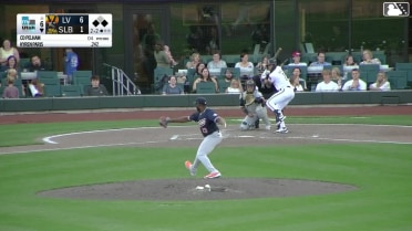 Kyren Paris strikes out swinging, catcher Bryan Lavastida. Yolmer Sánchez out at 2nd. Kyren Paris out on batter interference.