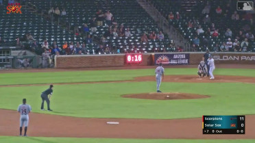 Seaver King's sweet cross-body throw