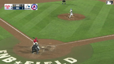 Cayden Wallace singles on a ground ball to center fielder Nick Mitchell. Johnathon Thomas scores.