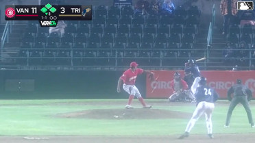 Capri Ortiz singles on a ground ball to right fielder Jean Joseph, deflected by second baseman Dameury Pena. Kevyn Castillo scores. Jonny McGill scores. Alberto Rios to 2nd.