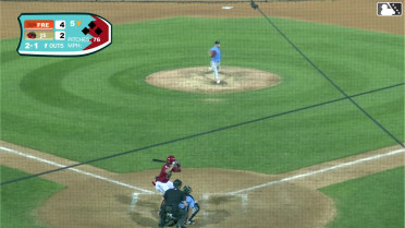 Robert Phelps homers (1) on a fly ball to left center field.