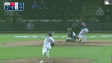 Xavier Rivas In play, run(s) to Brooks Brannon