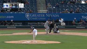 Niko Kavadas homers (3) on a fly ball to right field.