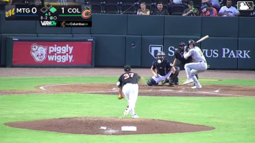 Mac Horvath strikes out swinging and Kamren James caught stealing 2nd, catcher Adam Zebrowski to second baseman John Gil to catcher Adam Zebrowski.