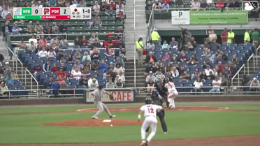 Brooks Brannon homers (8) on a fly ball to left field. Nate Baez scores.