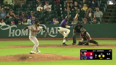 Eduardo Guerrero singles on a fly ball to left fielder Breyson Guedez. Emil Morales scores. Jaron Elkins to 2nd.