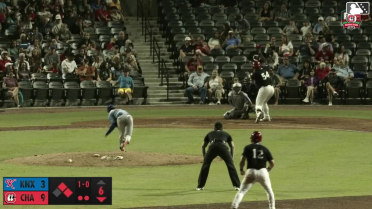Ruben Ibarra doubles (15) on a line drive to right fielder Carter Trice. Carter Graham scores. Cam Collier scores.