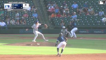 Trevor Austin singles on a ground ball to center fielder Druw Jones. Yamal Encarnacion scores.