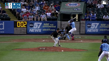 Reginald Preciado singles on a ground ball to right fielder Jacob Jenkins-Cowart. Owen Ayers scores.