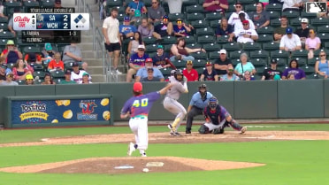 Albert Fabian out on a sacrifice fly to center fielder Garrett Spain. Braedon Karpathios scores. Romeo Sanabria to 3rd.