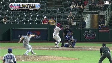 Leo Bernal singles on a line drive to left fielder Jacob Melton. Joshua Báez scores. Thomas Saggese to 2nd.