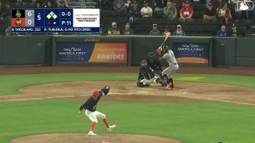 Chris Taylor singles on a sharp line drive to left fielder Cade Marlowe. Jeimer Candelario scores. Niko Kavadas to 2nd.