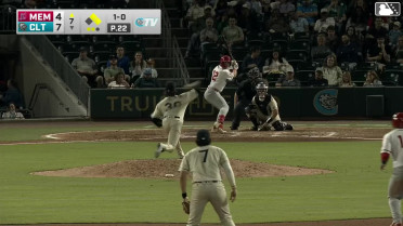 Colton Ledbetter homers (1) on a fly ball to right center field. Leo Bernal scores. Nelson Velázquez scores.