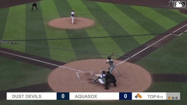 Ryan Nicholson homers (5) on a fly ball to center field. Jake Munroe scores. Matt Coutney scores.