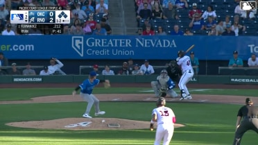 Jose Fernandez reaches on a fielder's choice, fielded by shortstop Hyeseong Kim. Danny Serretti scores. Christian Cerda to 3rd. Ryan Waldschmidt to 2nd.