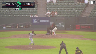 Jesus Freitez lines into a double play, second baseman Yerald Nin to shortstop Carson Kerce. Ronny Ugarte out at 2nd.