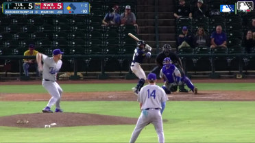 Rudy Martin Jr. singles on a ground ball to center fielder Mike Sirota. Spencer Nivens scores.
