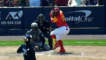 Aroon Escobar's four-hit night for Reading