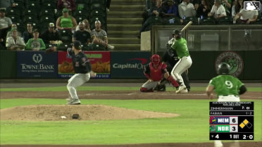 Bruce Zimmermann In play, run(s) to Jud Fabian