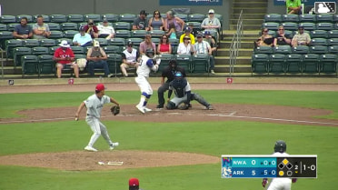 Hunter Fitz-Gerald homers (13) on a fly ball to center field. Michael Arroyo scores.