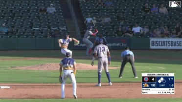 Owen Ayers doubles (8) on a sharp line drive to right fielder Jhon Diaz. Hayden Cantrelle scores. Alex Ramírez scores.