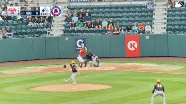 Leandro Pineda singles on a line drive to left fielder Aaron Antonini. Seaver King scores.