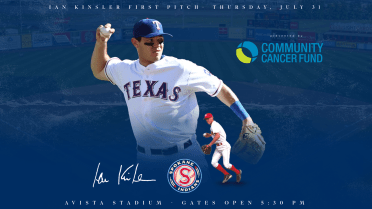 Ian Kinsler Returns to Avista Stadium on July 31st