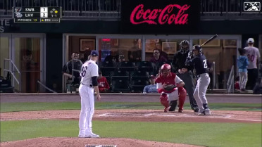 Oswald Peraza rips a game-tying double for Triple-A