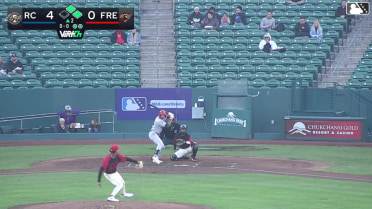 Lucas Ramirez singles on a line drive to center fielder Roldy Brito. Kevyn Castillo scores. Jonny McGill to 3rd. Lucas Ramirez to 2nd.