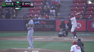 Kelvin Hidalgo singles on a sharp line drive to left fielder Zander Darby. Ethan Hedges scores.