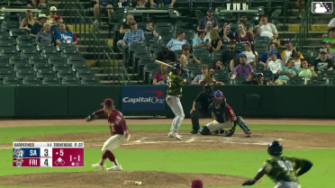 Braedon Karpathios homers (13) on a fly ball to right center field. Alex McCoy scores.