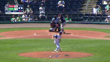 Nick Lorusso doubles (16) on a sharp line drive to left fielder Mike Antico. Chris Suero scores. Jose Ramos to 3rd.