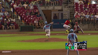 Byron Chourio strikes out swinging.