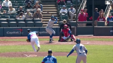 Sam Benschoter In play, run(s) to Abraham Toro