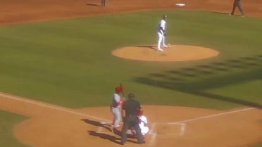 Leo Balcazar's RBI single for Peoria