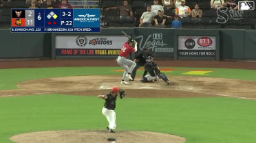 Bryce Johnson doubles (5) on a line drive to right fielder Jack Winkler. Blake Hunt scores.