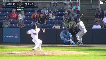Braylen Wimmer homers (3) on a fly ball to left center field.