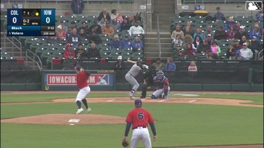 George Valera strikes out swinging and Kahlil Watson caught stealing 2nd, catcher Christian Bethancourt to shortstop Owen Miller to catcher Christian Bethancourt.