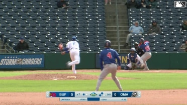 Rafael Lantigua singles on a sharp line drive to center fielder Drew Waters. RJ Schreck scores. Josh Kasevich scores.