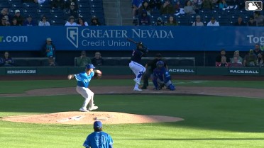 Angel Ortiz homers (3) on a line drive to right center field.