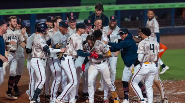 Haase Sends Sounds Home Happy with Walk-Off Homer Against Stripers