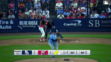 Chris McElvain Ball to Caleb Ricketts