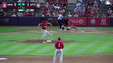 Jack O'Dowd out on a sacrifice fly to center fielder Sam Shaw. Max Belyeu scores.