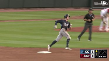 Zach Cole swats his seventh homer