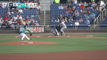 Garrett Martin homers (21) on a fly ball to right center field.