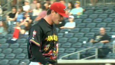 Daniel Eagen's season-high 10 strikeouts