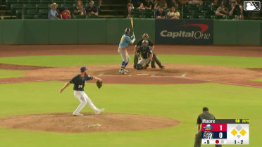 Andrew Moore In play, run(s) to Manuel Pena