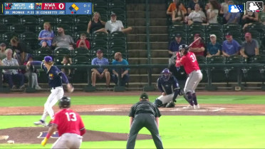 Andrew Cossetti singles on a ground ball to center fielder Carson Roccaforte. Khadim Diaw scores. Brandon Winokur out at 3rd on the throw, center fielder Carson Roccaforte to third baseman Colton Becker. Andrew Cossetti to 2nd.