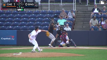 Frederick Bencosme grounds out, shortstop Wyatt Young to first baseman JT Schwartz. Anderson De Los Santos scores.